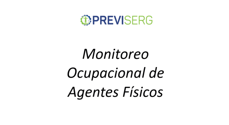 Monitoreo Ocupacional de Agentes Físicos