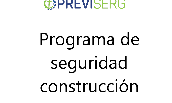 programa de seguridad construcción